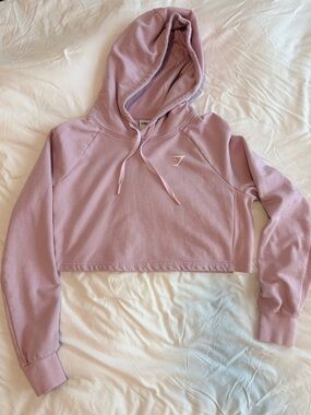 Gymshark Women’s Cropped Hoodie - Dusty Rose